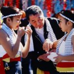 京都まつり 伏見祭花傘踊り